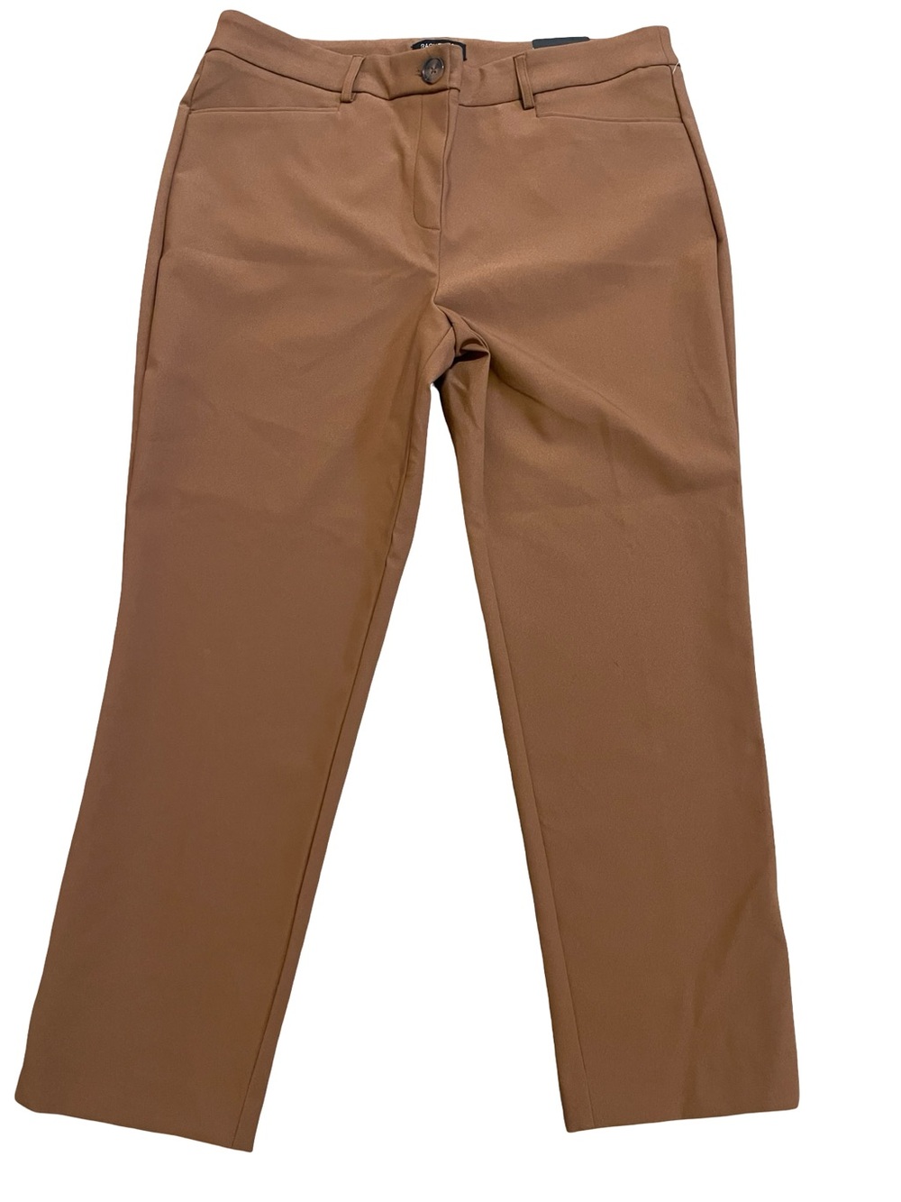 Rachel Zoe Tan High-Rise Slim Leg Dress Pants - Size XL NWT